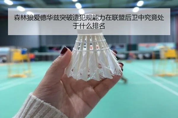森林狼爱德华兹突破造犯规能力在联盟后卫中究竟处于什么排名